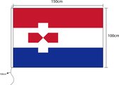 Zaanse vlag van Zaanstad 100x 150cm