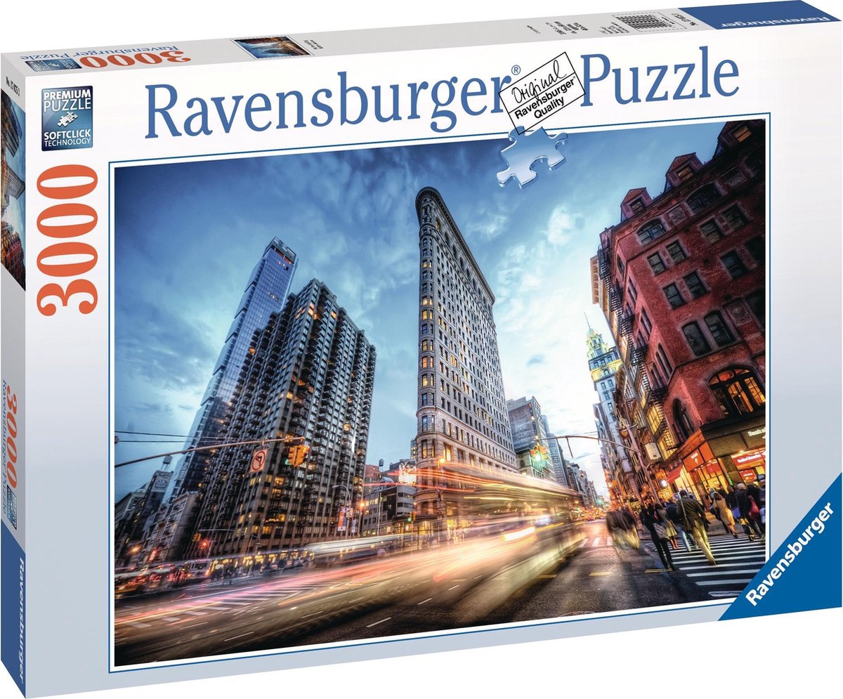 Ravensburger puzzel Flat Iron Building - Legpuzzel - 3000 stukjes