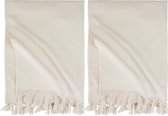 Walra Hamamdoek Soft Cotton - 2 stuks - 100x180 cm - Kiezel