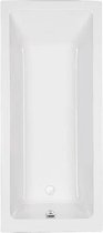 Ligbad brede badkuip inbouw enkelzijdig wit 170x90cm - Quantum Eastbrook