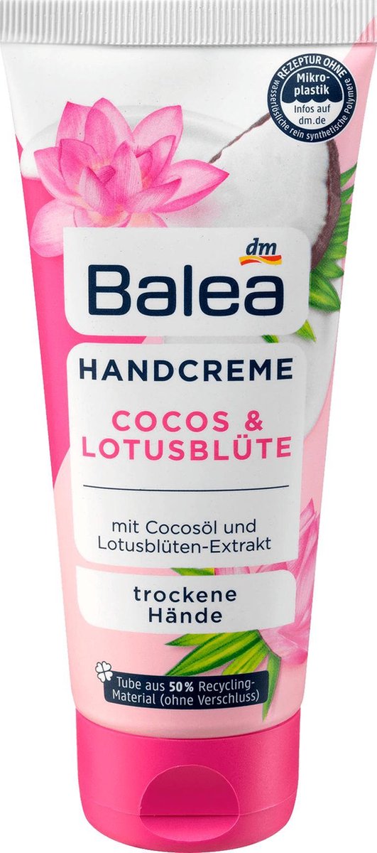 Balea Hand Cream Cocos & Lotusblüte - Noix de coco & fleur de lotus (100  ml) | bol.com