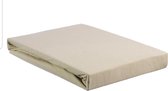 Beddinghouse Matras Hoeslaken - 80/90x200cm - eenpersoons - Jersey Katoen - 100% Katoen - sand