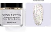 Born Pretty Acrylic & Dipping 3 in 1 Polymer Colour powder|A Life Misspent |ADP22| Dipping - Carving - Extension|Nagel poeder