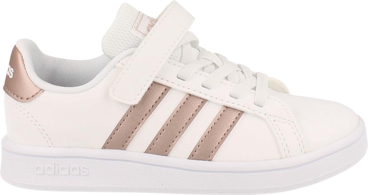 Adidas Grand Court Sneakers Wit/Goud Kinderen | bol.com