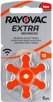 POWERDEAL 180 X Rayovac Extra Advanced Piles pour aides auditives 13 (orange)