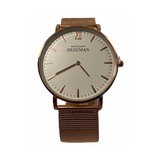 Bregman Dames Horloge - Rosé - Wit -  Ø40mm
