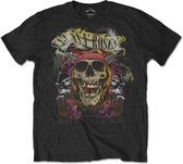 Guns N' Roses Heren Tshirt -S- Trashy Skull Zwart