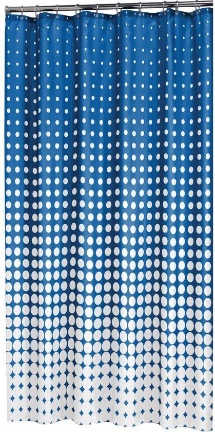 Sealskin Speckles Douchegordijn 180x200 cm - Polyester - Royal Blauw