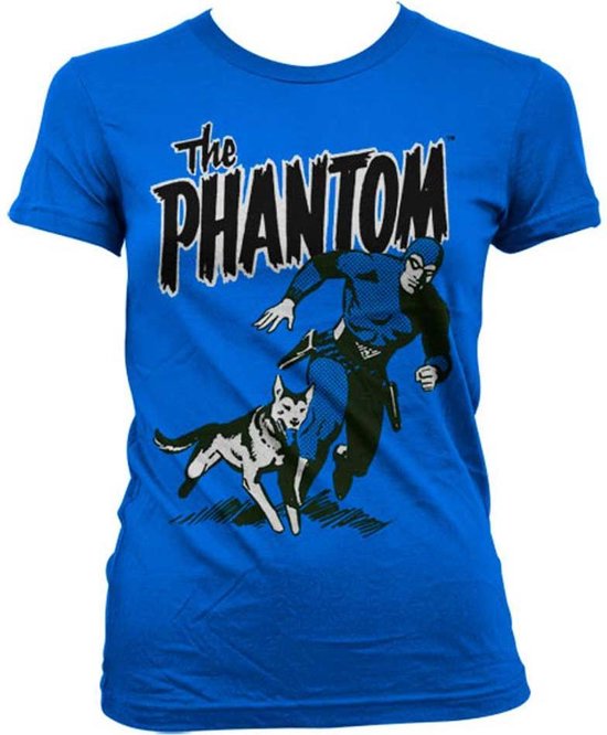 The Phantom Dames Tshirt -2XL- The Phantom & Devil Blauw