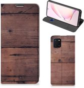 Hoesje Geschikt voor Samsung Galaxy Note 10 Lite Leuk Case Old Wood