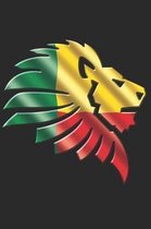 Benin Notebook: Benin Flag Notebook, Travel Journal to write in, College Ruled Journey Diary