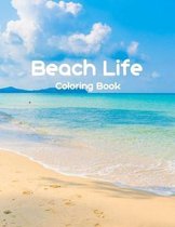 Beach Life Coloring Book