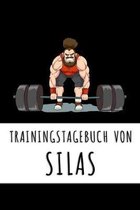 Trainingstagebuch von Silas: Personalisierter Tagesplaner für dein Fitness- und Krafttraining im Fitnessstudio oder Zuhause