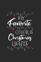 Christmas lights my Favorite Notebook
