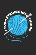 I turn strings into things: 6x9 Knit & Crochetl - dotgrid - dot grid paper - notebook - notes