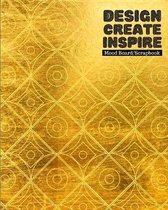 Design, Create, Inspire - Mood Board/Scrapbook - 100 Pages 8x10