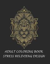 Adult coloring book stress relivieng design