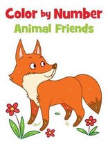 Dover Animal Coloring Books- Color by Number Animal Friends