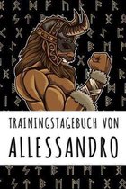 Trainingstagebuch von Allessandro: Personalisierter Tagesplaner f�r dein Fitness- und Krafttraining im Fitnessstudio oder Zuhause