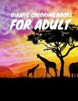 Giraffe coloring books for adult