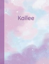 Kailee: Personalized Composition Notebook - College Ruled (Lined) Exercise Book for School Notes, Assignments, Homework, Essay