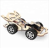DIY Electric Wood Race Car toy  LEGO TECHNIC STYLE / DIY elektrisch houten raceauto speelgoed / Jouet de voiture de course en bois électrique bricolage