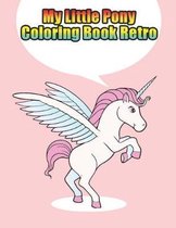 my little pony coloring book retro