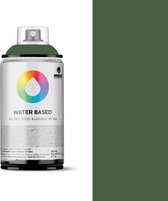 MTN Donker grijsgroene waterbasis spuitverf - 300ml lage druk en matte afwerking
