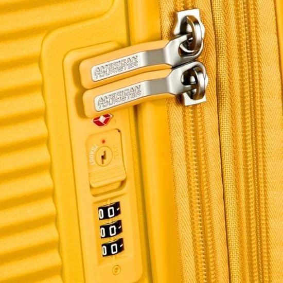 American Tourister Koffer - Soundbox Spinner 67/24 Tsa uitbreidbaar - Golden Yellow - 81 l