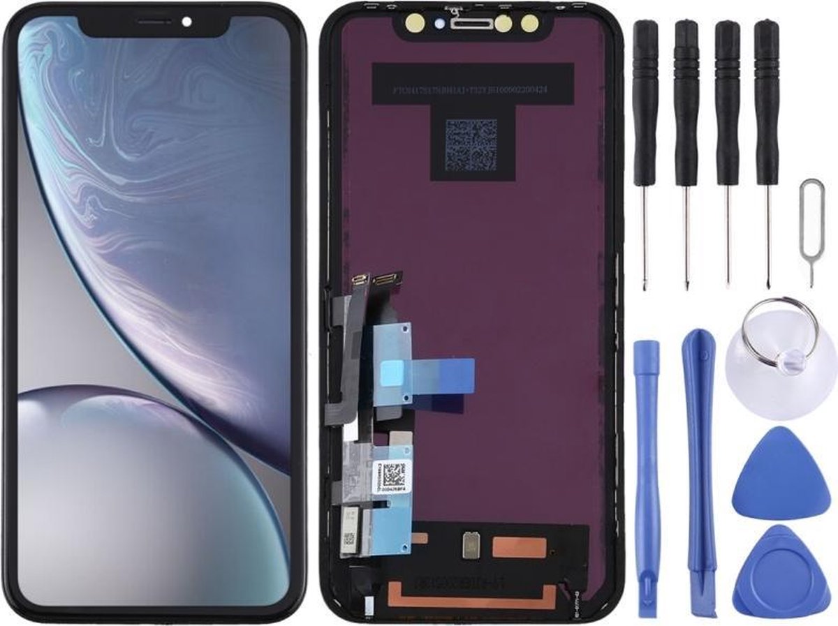 incell TFT-materiaal LCD-scherm en digitizer volledige montage voor iPhone XR (zwart)