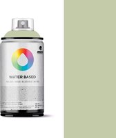 MTN Pastel grijsgroene waterbasis spuitverf - 300ml lage druk en matte afwerking