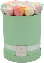 Flowerbox longlife rozen | GREEN | Large | Bloemenbox | Longlasting roses MULTICOLOR | Rozen | Roses | Flowers