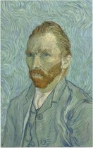 Zelfportret, Vincent van Gogh - Foto op Forex - 40 x 60 cm