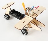 DIY creatieve elektrische vliegtuig windenergie onderwijsapparatuurDiy Educational Science Kits/Bricolage avion électrique créatif équipement d'enseignement de l'énergie éolienne bricolage Ki