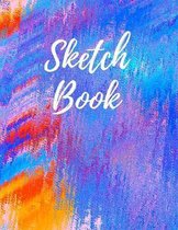 Sketch Book Dot Grid Paper Large Notebook for Drawing, Doodling or Sketching: 110 Pages, 8.5 x 11