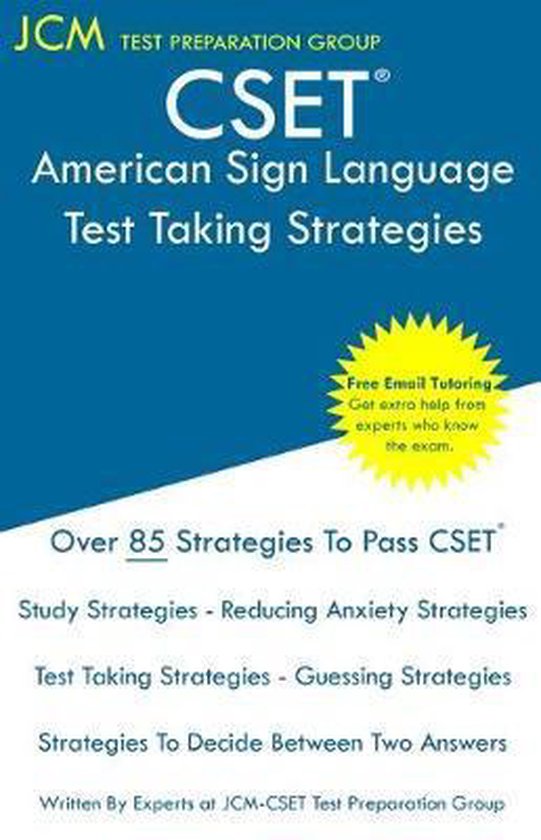 CSET American Sign Language - Test Taking Strategies - cover