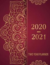 2020-2021 Two Year Planner: 24 Months And Monthly Calendar, Business Planners, Agenda Schedule Organizer Logbook and Journal, 2 Year Appointment C