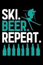 Ski. Beer. Repeat.: A Journal, Notepad, or Diary to write down your thoughts. - 120 Page - 6x9 - College Ruled Journal - Writing Book, Per