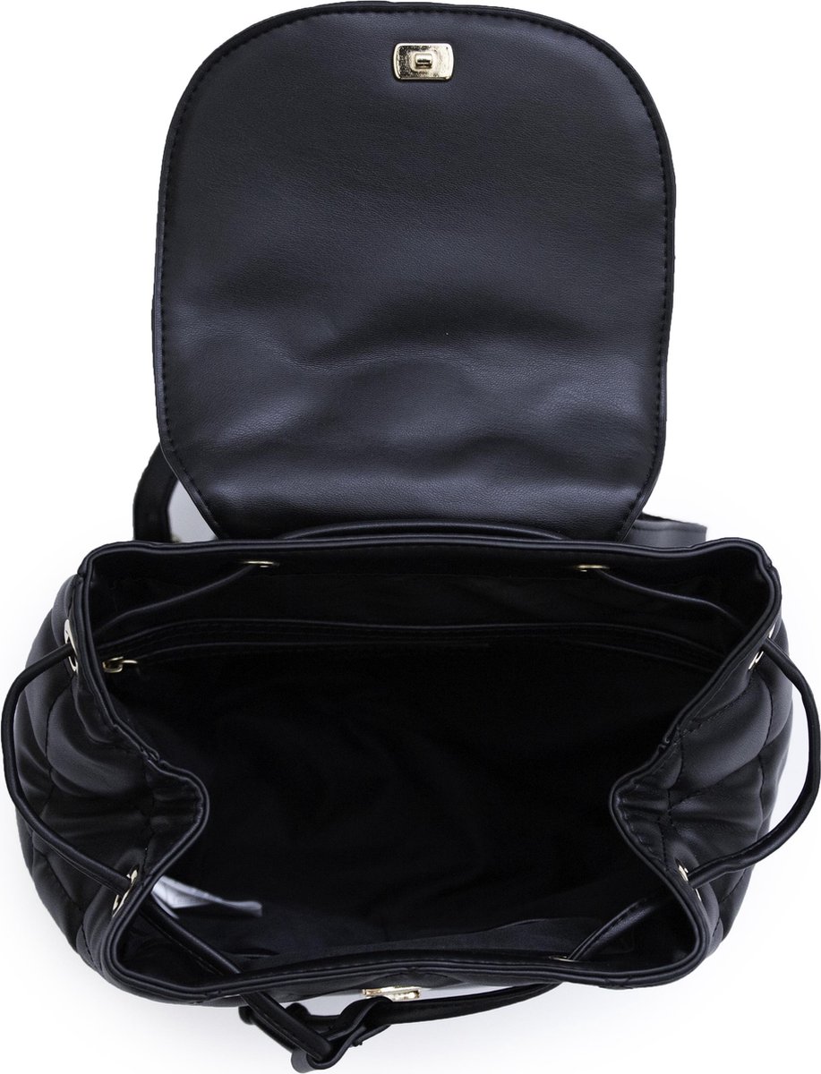 Valentino - Ocarina - Sac bandoulière matelassé 2 en 1 - Noir | ASOS