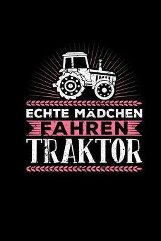 Mädchen Traktor Notizblock A5 Kariert Geschenk Landwirtin Frauen