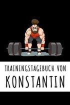 Trainingstagebuch von Konstantin: Personalisierter Tagesplaner für dein Fitness- und Krafttraining im Fitnessstudio oder Zuhause