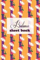 Balance Sheet Book: Balance Sheet Book