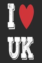 I Heart UK Notebook