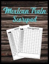 Mexican Train Scorepad: Scorecard Book Score cards for Dominoes Tally Cards, Chicken Foot 8.5'' x 11'', 118 Pages