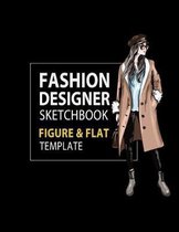 Fashion Designer Sketchbook Figure & Flat Template