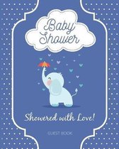 Baby Shower Guest Book - Showered with Love!