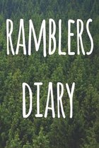 Ramblers Diary: The perfect to record your hiking adventures! Ideal gift for the hiker in your life!