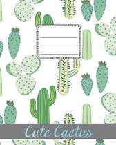 Cute Cactus Notebook