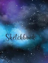 Sketch Book: Personalized Artist Large Notebook for Drawing, Practice Drawing, Paint, Write, Creative Doodling or Sketching: 110 Pa