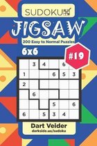 Sudoku Jigsaw - 200 Easy to Normal Puzzles 6x6 (Volume 19)